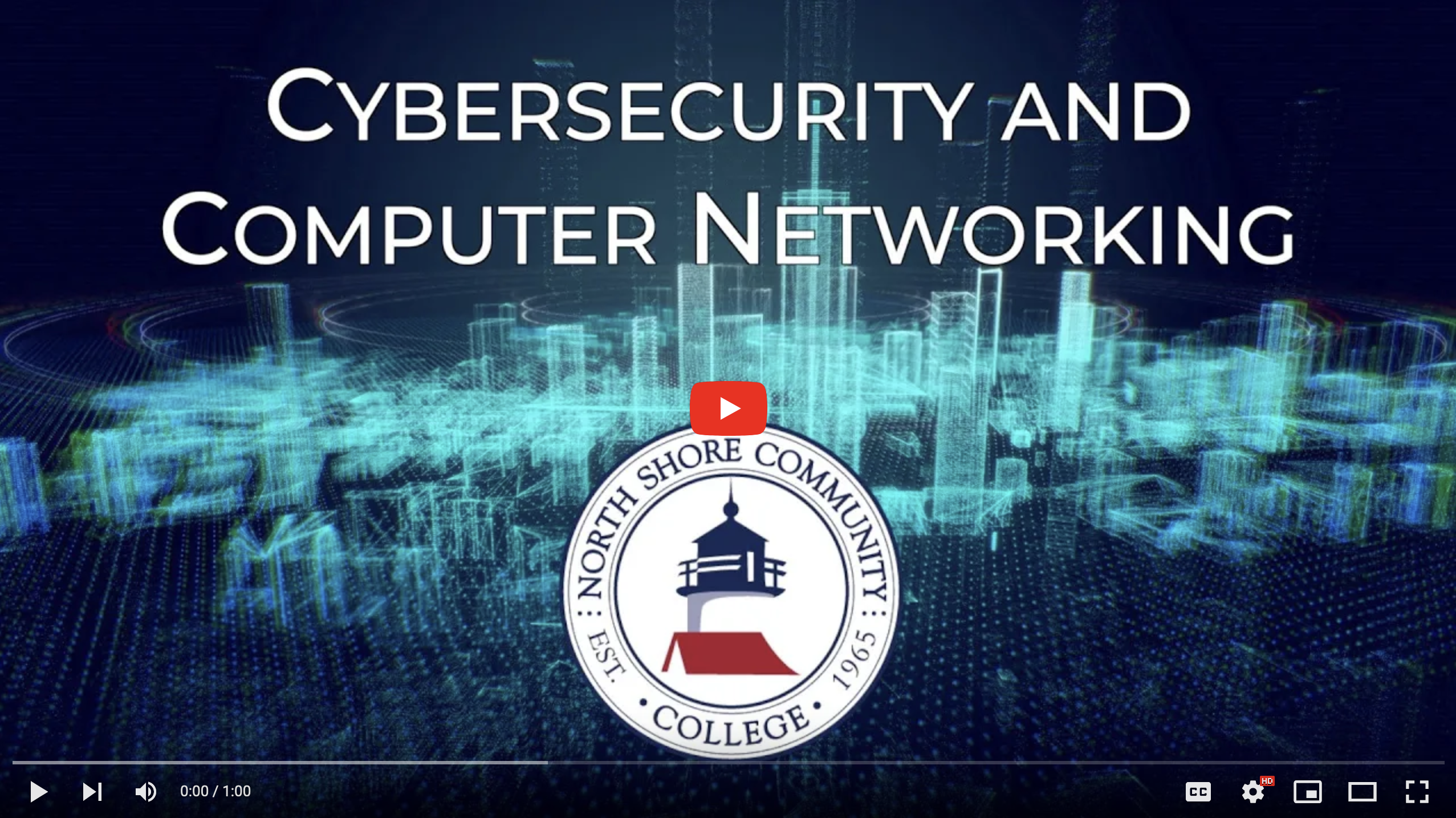 Cybersecurity and Computer Networking YouTube Video Thumbnail