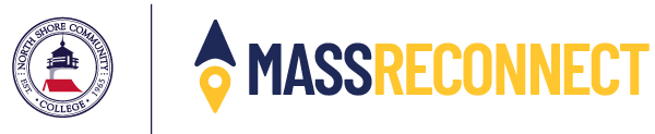 NSCC seal on left side of Mass Reconnect compass logotype