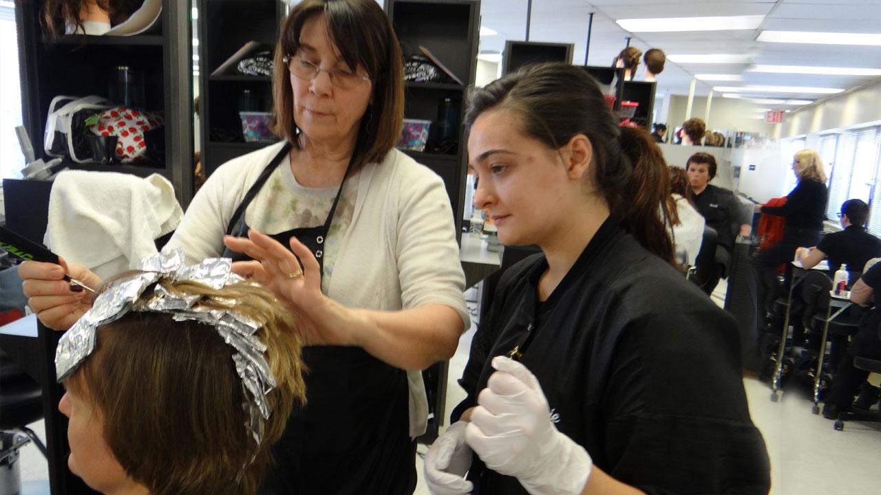 cosmetology hair coloring