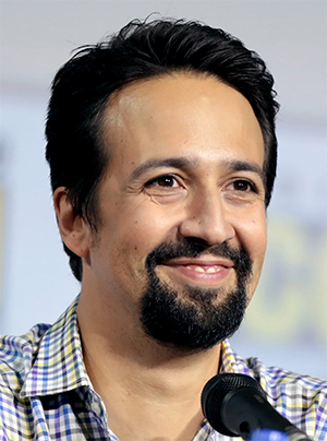 Portrait of smiling Lin-Manuel