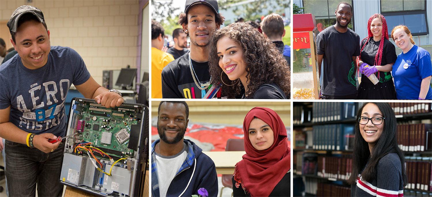 NSCC students on campus