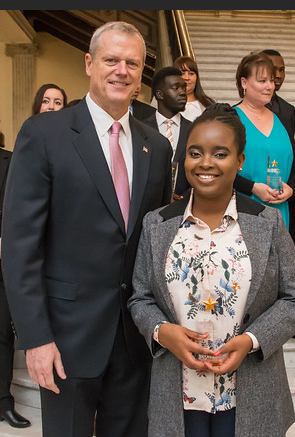 Photo of Chelsea and Govenor Baker