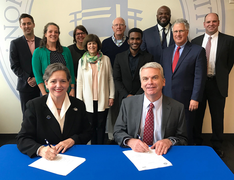 Photo of NSCC and Year Up partnership signing 