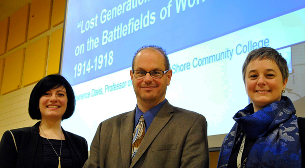 l-r: Cari Keebaugh, Larry Davis, and Kara Kaufman