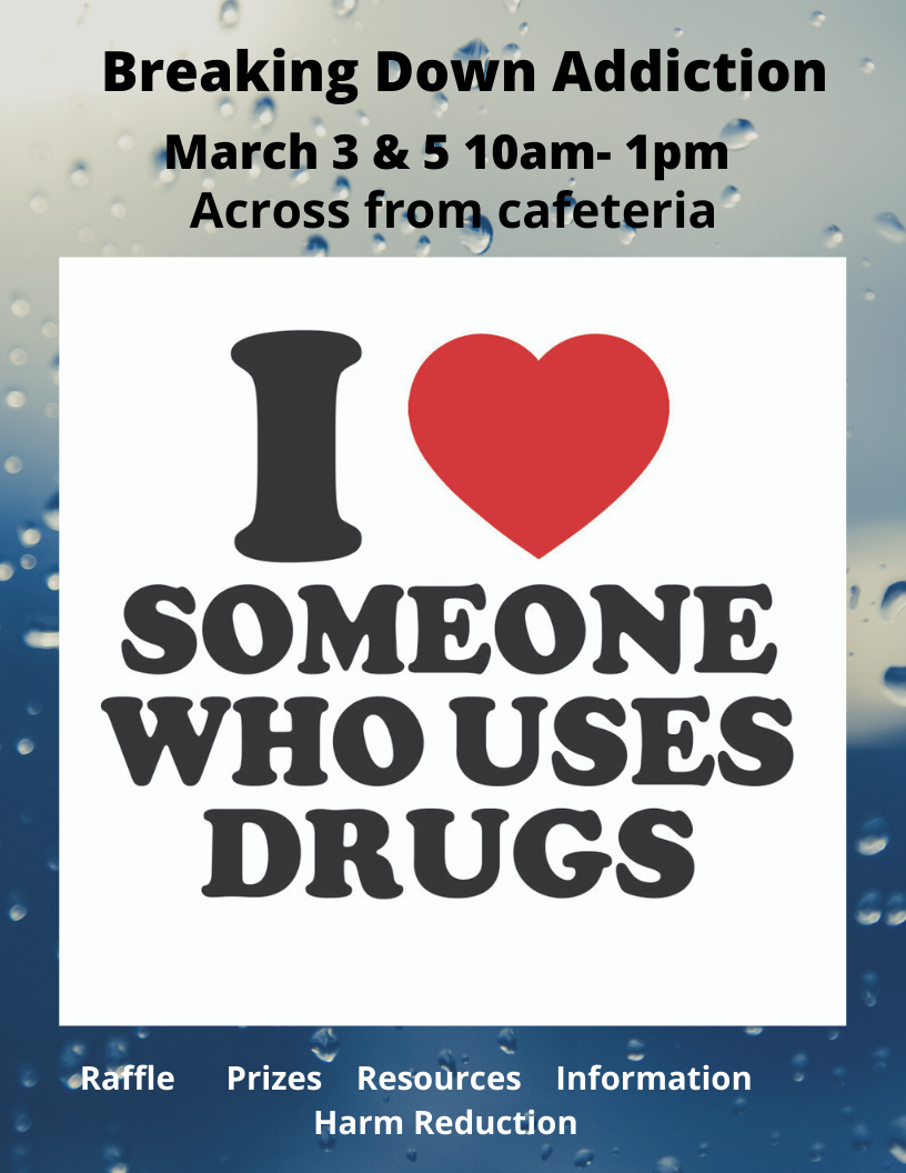 breaking down addiction flyer