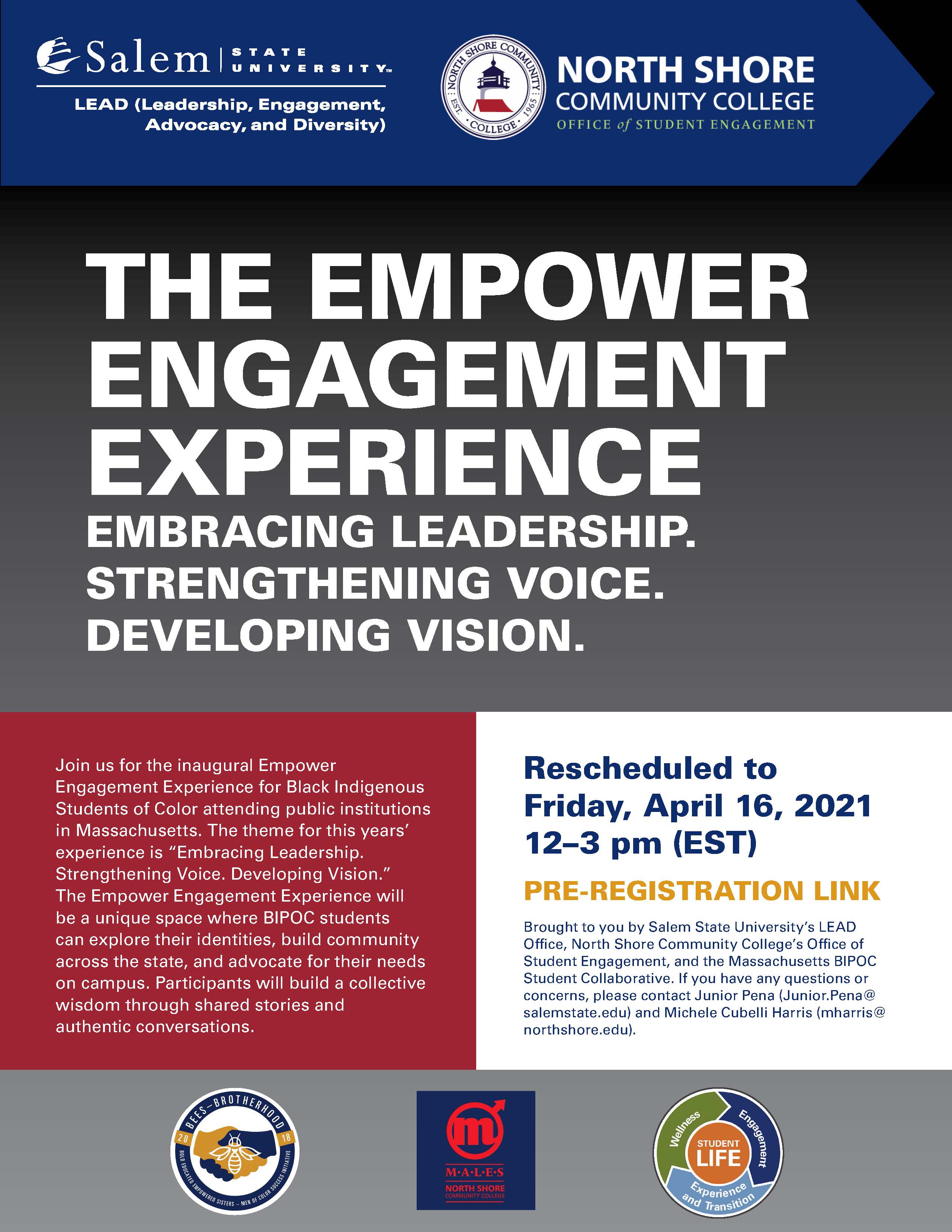 empower session rescheduled flyer