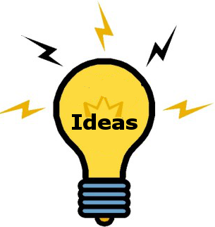 lightbulb, ideas, electricity bolts