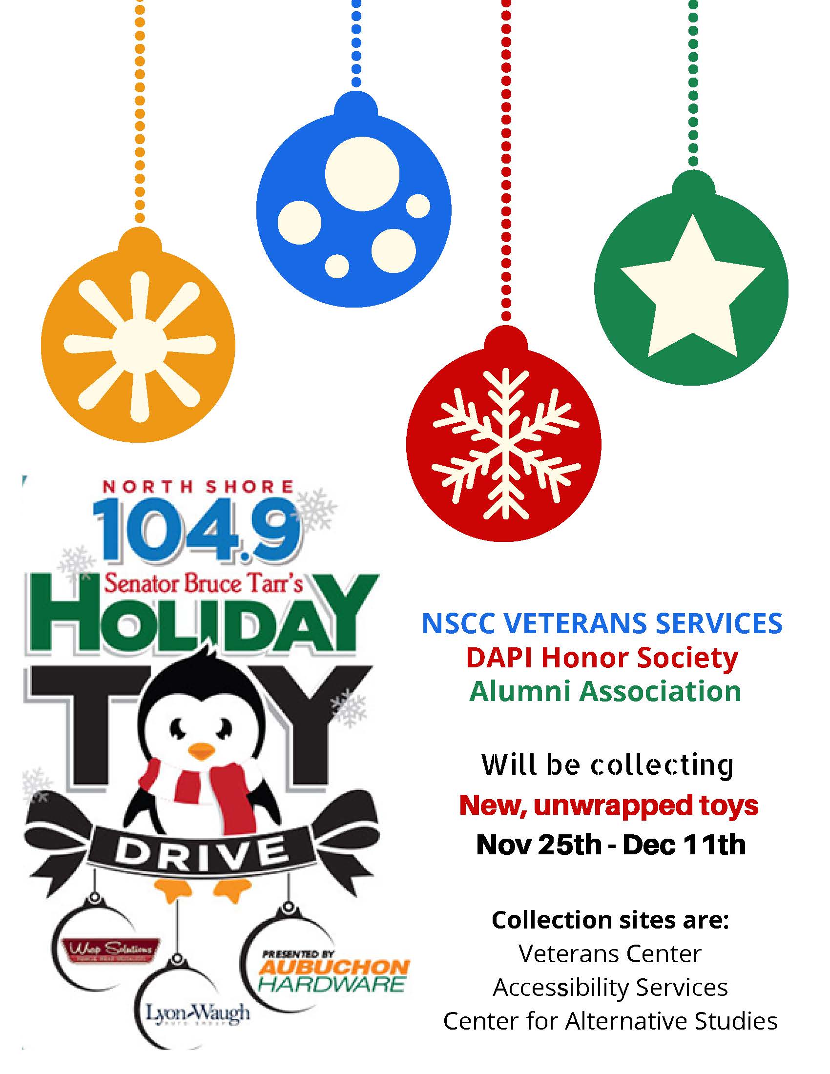 image of toy drive flyer