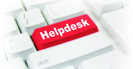 graphic of helpdesk keyboard
