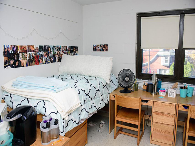 Salem State dorm room