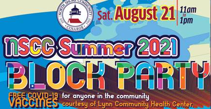 summer block party graphic