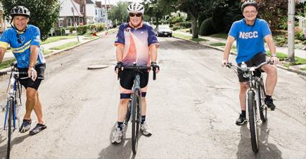 dolan, mcgee, heineman on bikes