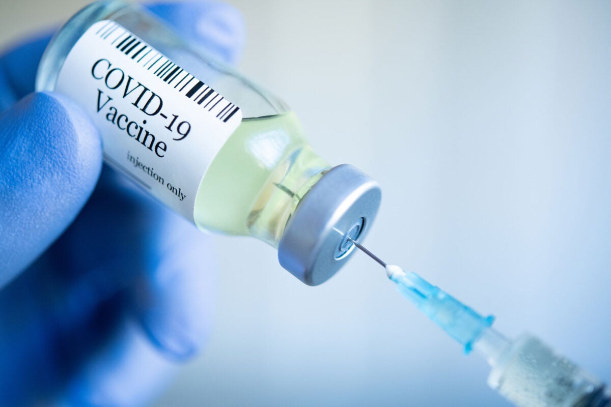 bottle of vaccine and syringe