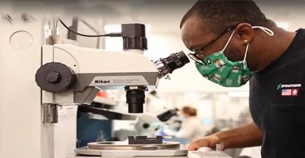 man working as a machinist