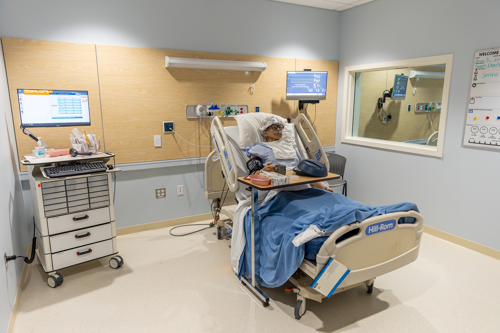 The medical/surgical room