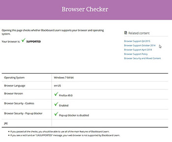 Screenshot showing requirements passing test