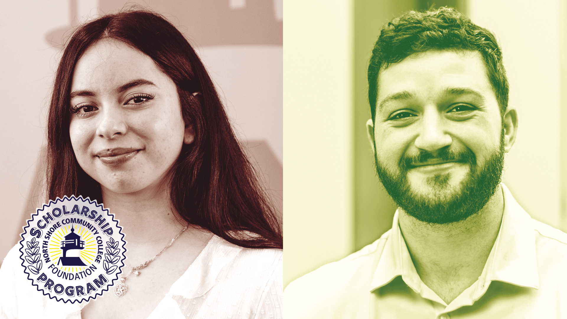 Angella Perez and Sean Whelan scholaship awardee video still Scholarship video